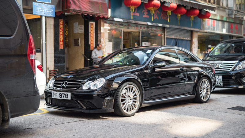 We randomly came across this Mercedes CLK63 Black Series
